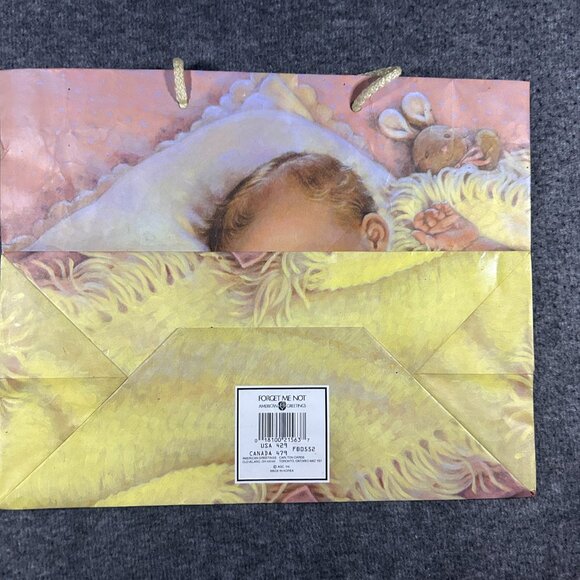 NOS‎ Vintage 90s  American Greetings Gift Bag Baby Pastel Teddy Bear - Picture 9 of 11
